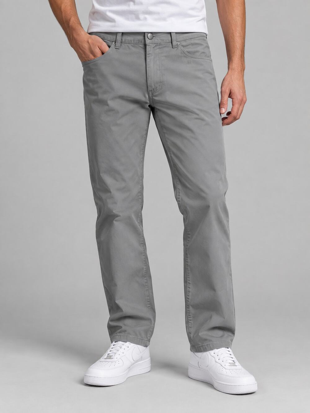 Lululemon ABC Classic Fit 5 Pocket Pant Gray Warpstreme Chino Trousers Men's 32